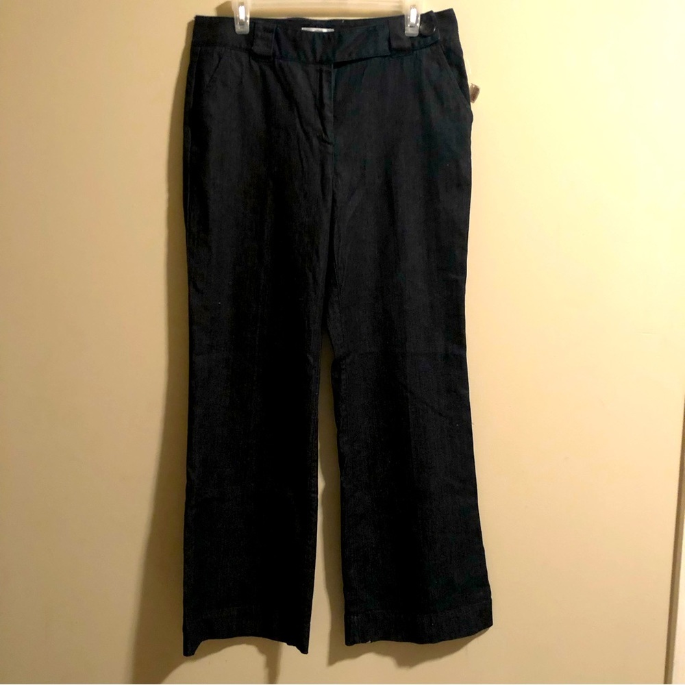 Talbots flare denim trouser pants NWT